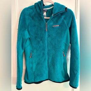 Patagonia Full Zip Fleece Jacket With Hood